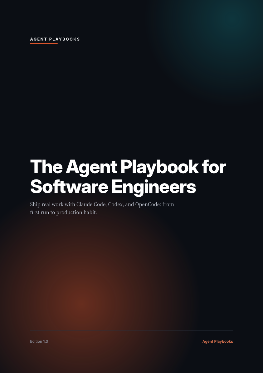 Cover of The Agent Playbook for Software Engineers.